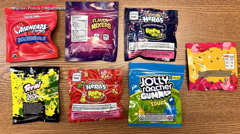 Halloween candy drugs cannabis warning
